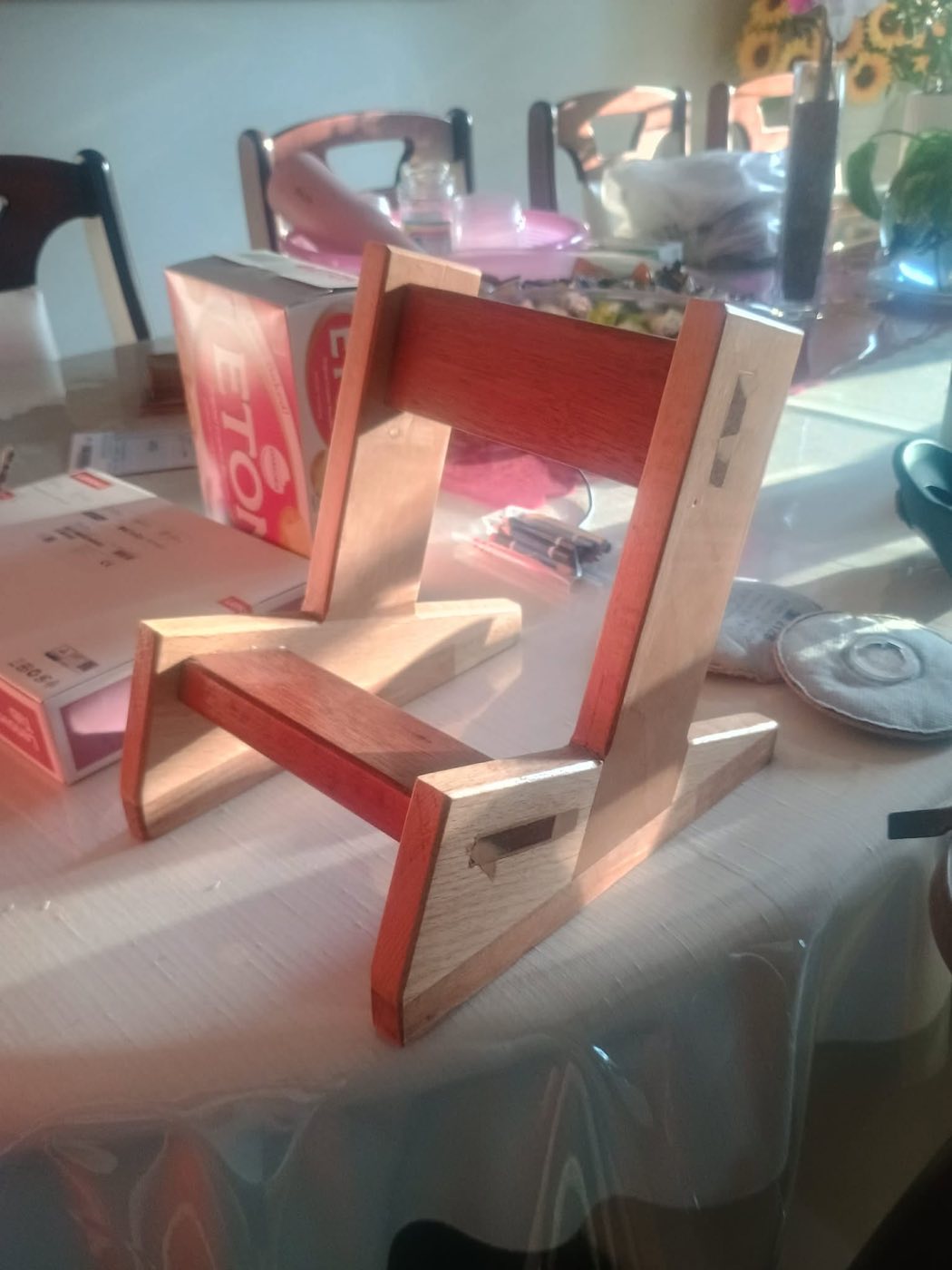 Custom book stand — photo